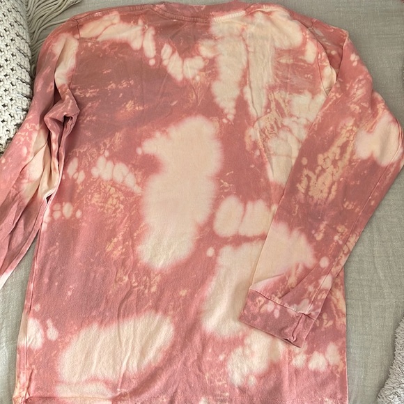 Obey Pink Tie Dye Long Sleeve T-Shirt - Picture 5 of 5